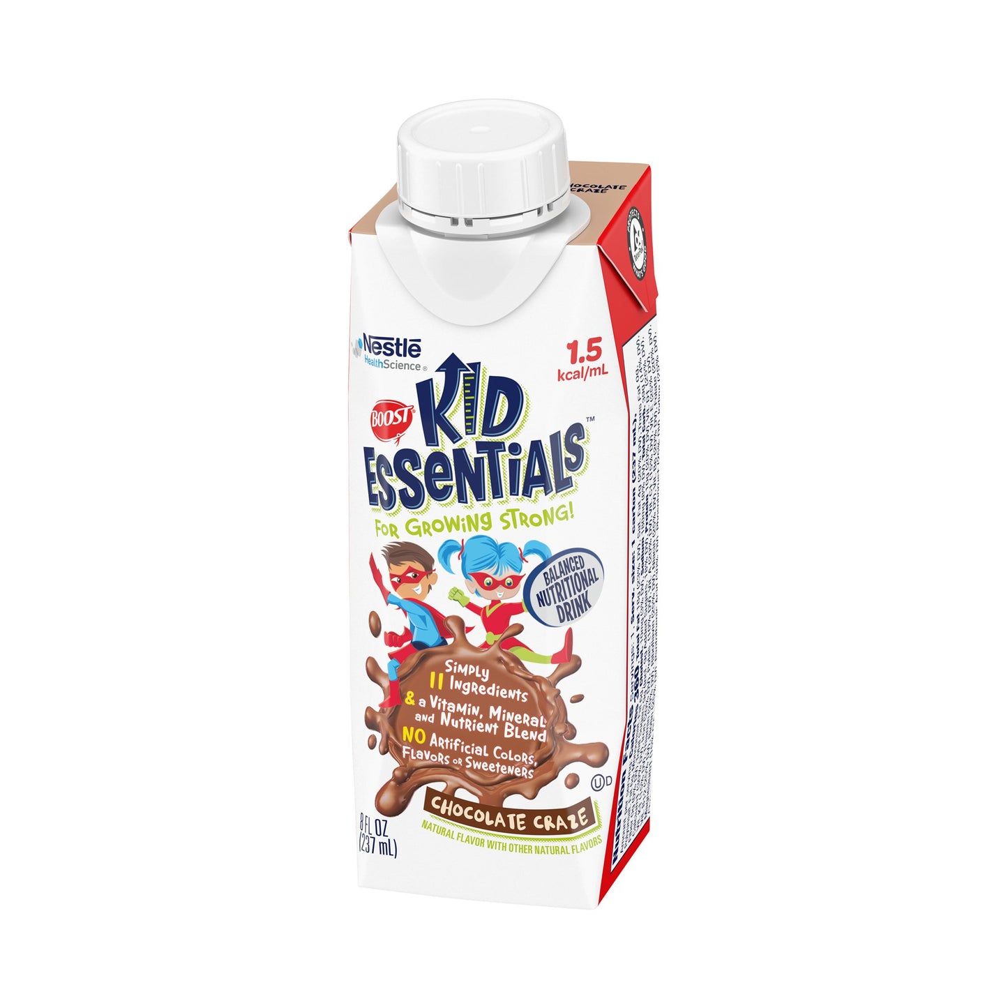 Boost® Kid Essentials™ 1.5 Balanced Nutritional Drink, Chocolate, 8-ounce carton 00043900506814