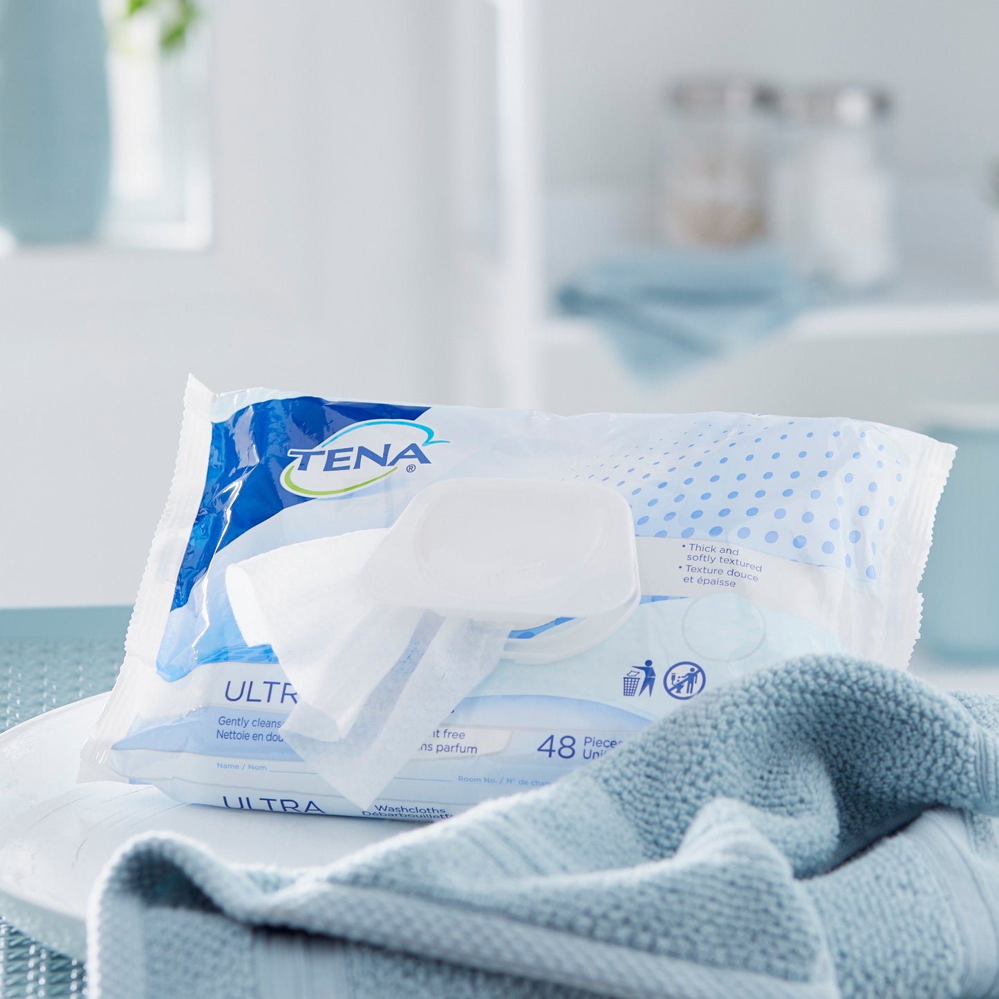 Tena Ultra Unscented Washcloths 65722