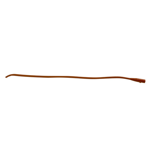 Urethral Catheter Bardia® Coude Olive Tip Red Rubber 16 Fr. 16 Inch - 802516