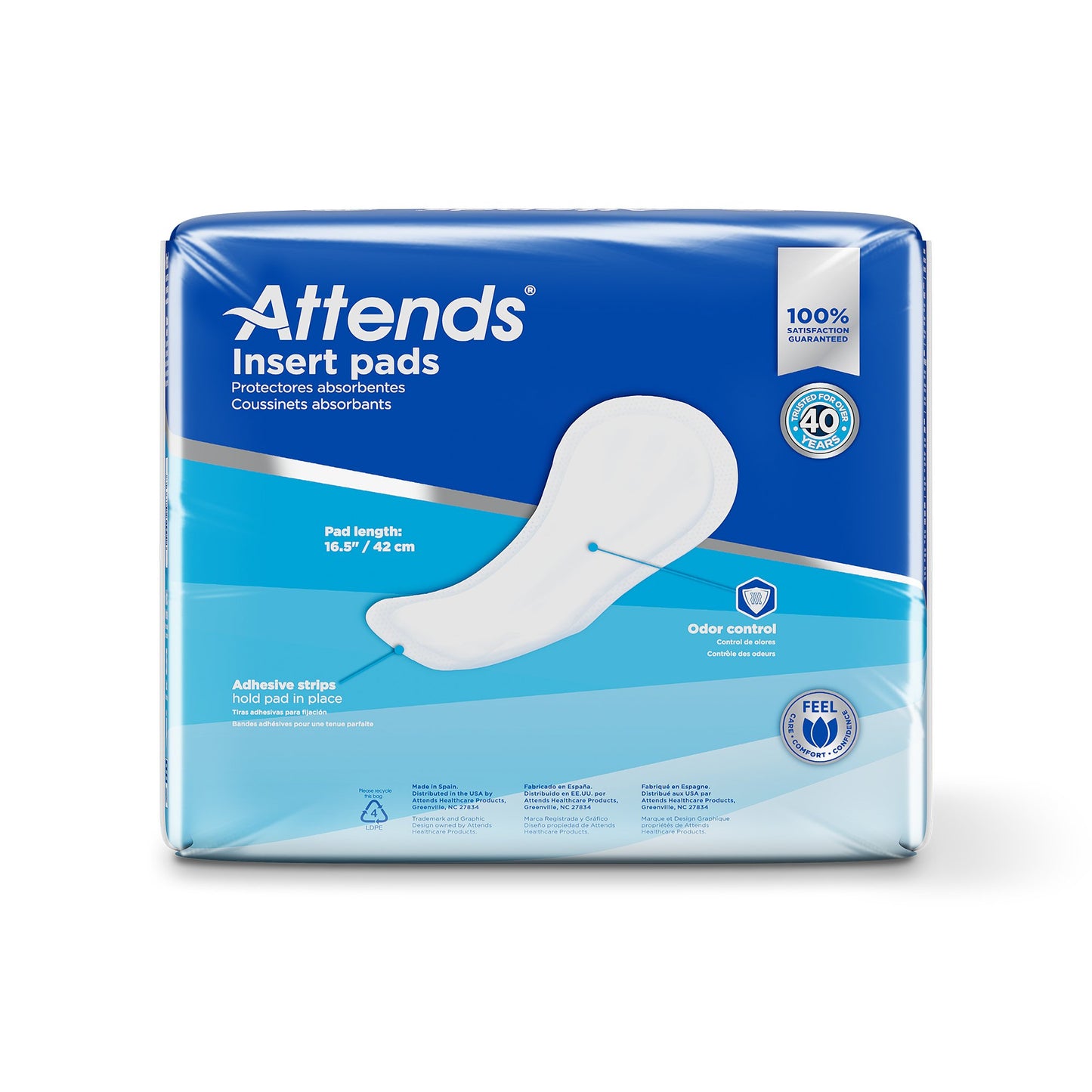 Attends® Insert Pad Incontinence Liner IP0400A