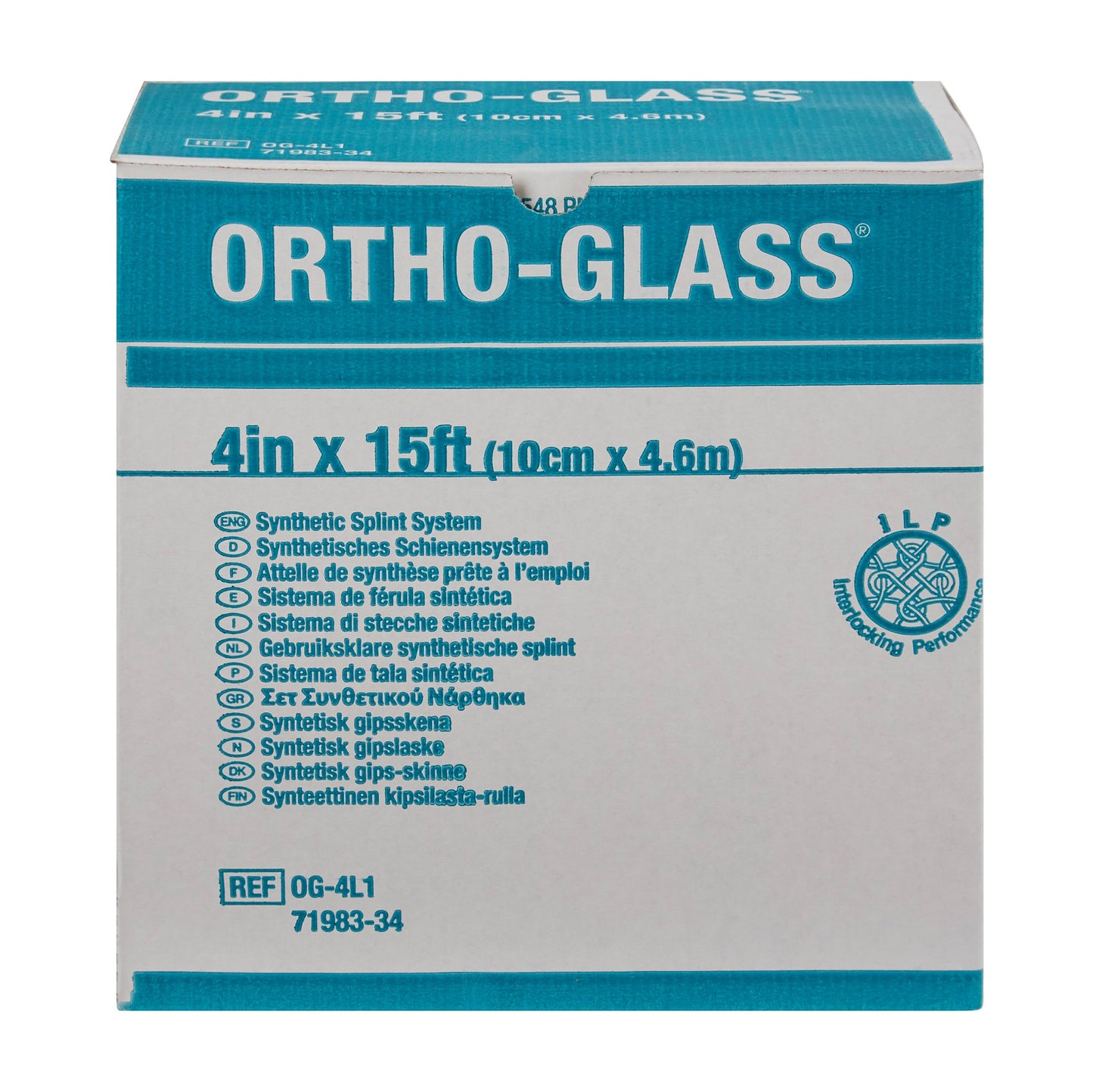 Ortho-Glass® Splint Roll, White, 4 Inch x 5 Yard OG-4L2