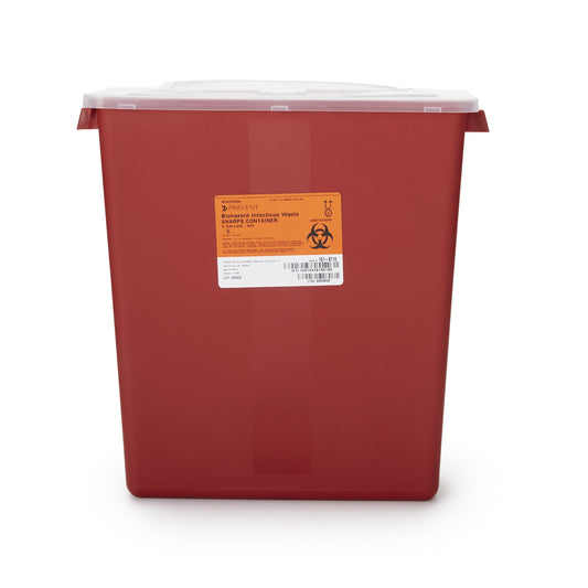 McKesson Prevent® Multi-purpose Sharps Container, 3 Gallon, 13.5 x 12.5 x 6 Inch 101-8710