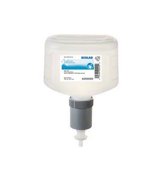 Ecolab Express 70% Ethyl Alcohol Hand Sanitizer Dispenser Refill Bottle, 750 mL 6000083