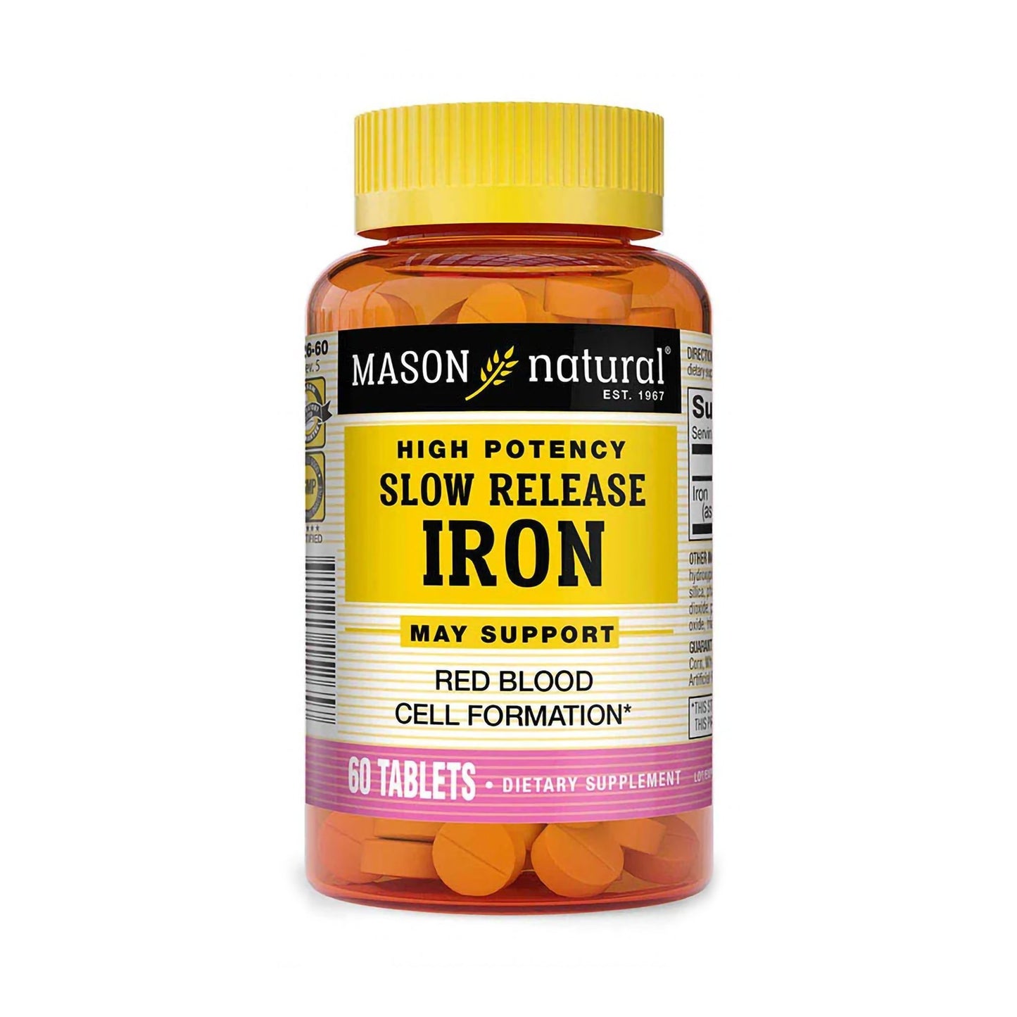 Mineral Supplement Iron 50 mg Strength Tablet 60 per Bottle - 31184515265