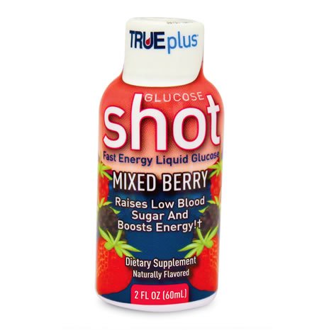 Glucose Supplement TRUEplus™ 2 oz. Liquid Mixed Berry Flavor - P4H01MB-01