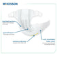 McKesson Youth Diaper / Incontinence Brief for Children weighing 46 lbs. or more BD-SZ8