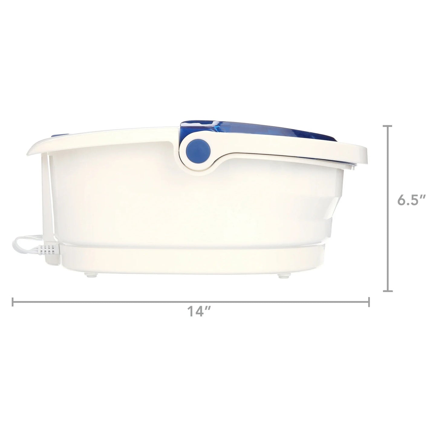 Foot Bath with Heat Boost HoMedics® Bubble Bliss Elite Blue / White Plastic FB-380HJ-1PK