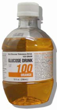 Glucose Tolerance Beverage Glucose Drink Orange 100 Gram 10 oz. per Bottle - 10-O-100