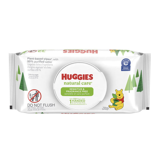 Baby Wipe Huggies® Natural Care® Soft Pack Unscented 32 Count - 42511