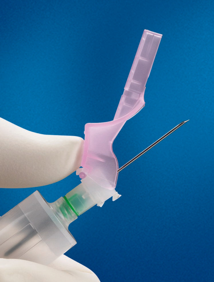 Safety Hypodermic Syringe with Needle Eclipse™ 1 mL 1/2 Inch 27 Gauge Hinged Safety Needle Thin Wall - 305789