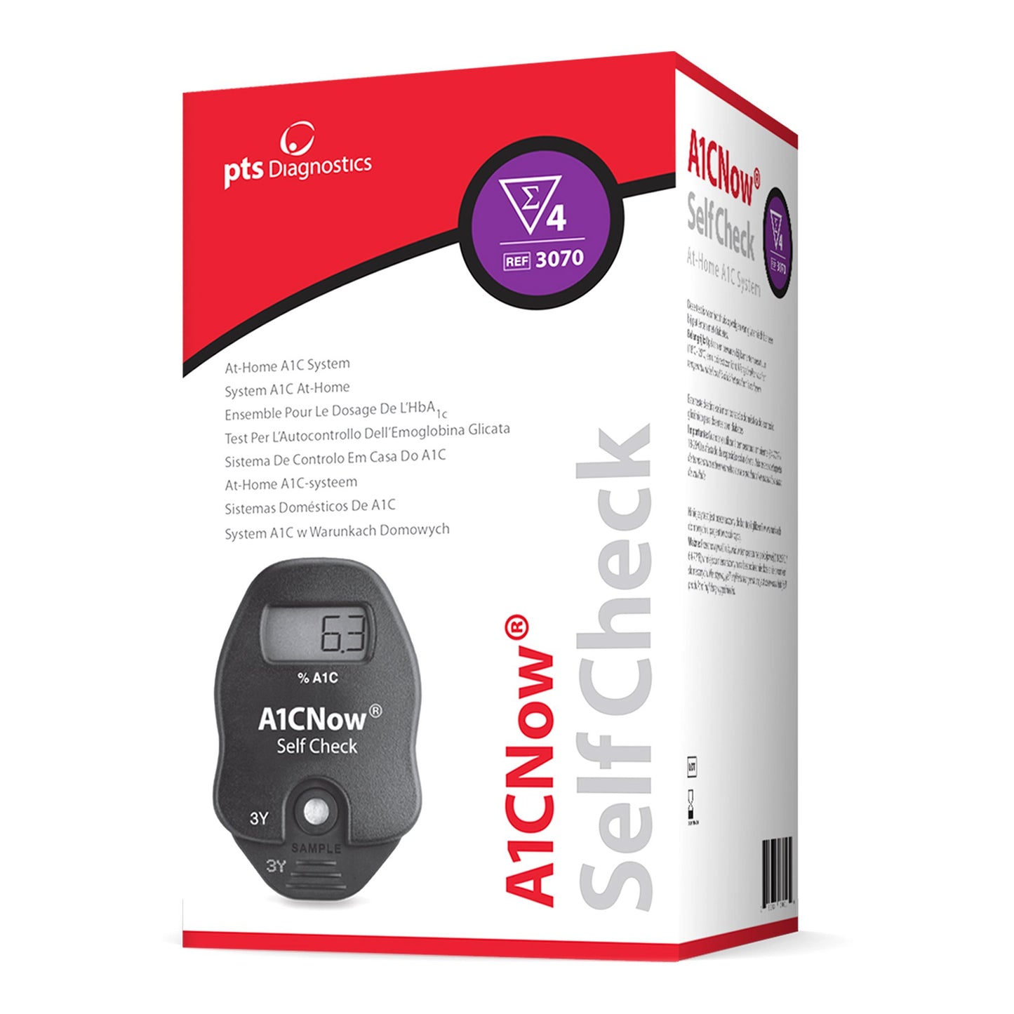 A1CNow® Self Check HbA1c Diabetes Management HbA1c Test Kit 3070