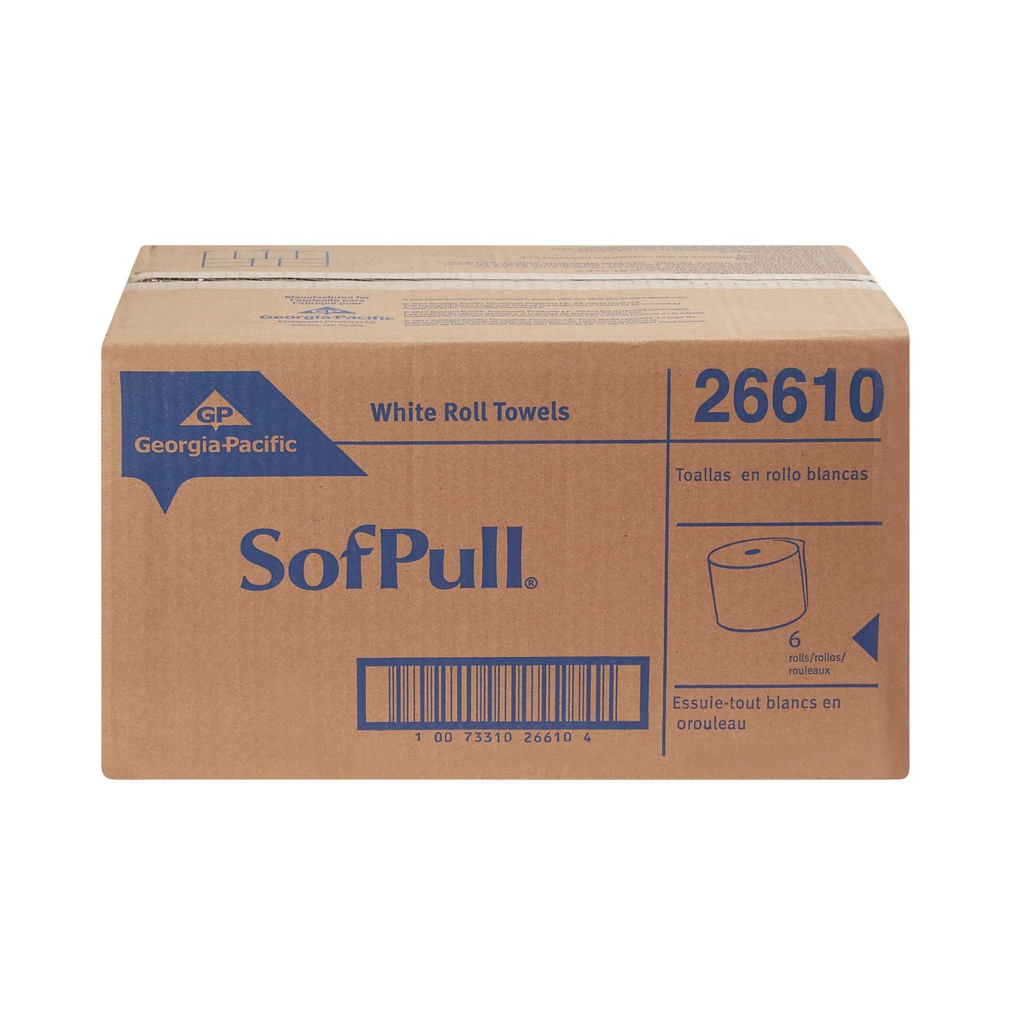 SofPull® Paper Towel, 9 Inch x 400 Foot, 6 Rolls per Case 26610