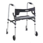 Clever-Lite LS Aluminum Dual Release Folding Walker, 29½ – 39 Inch Height 10233