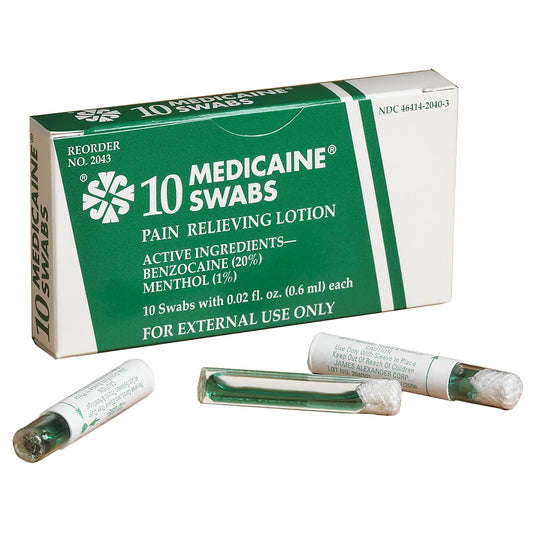 James Alexander Corp Medicaine Sting and Bite Relief 2043, Box of 10
