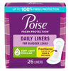 Bladder Control Pad Poise® Fresh Protection™ 7-1/2 Inch Length Light Absorbency Polymer Core One Size Fits Most - 19305