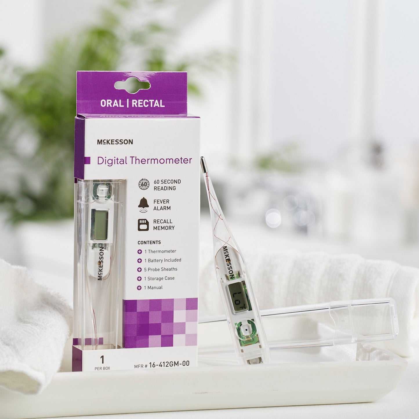 McKesson Digital Stick Thermometer 16-412GM-00