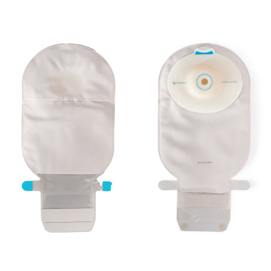 Ostomy Pouch SenSura® Mio Convex One-Piece System 11 Inch Length, Maxi Deep Convex, Trim to Fit 3/8 to 7/8 Inch Stoma Drainable - 16755
