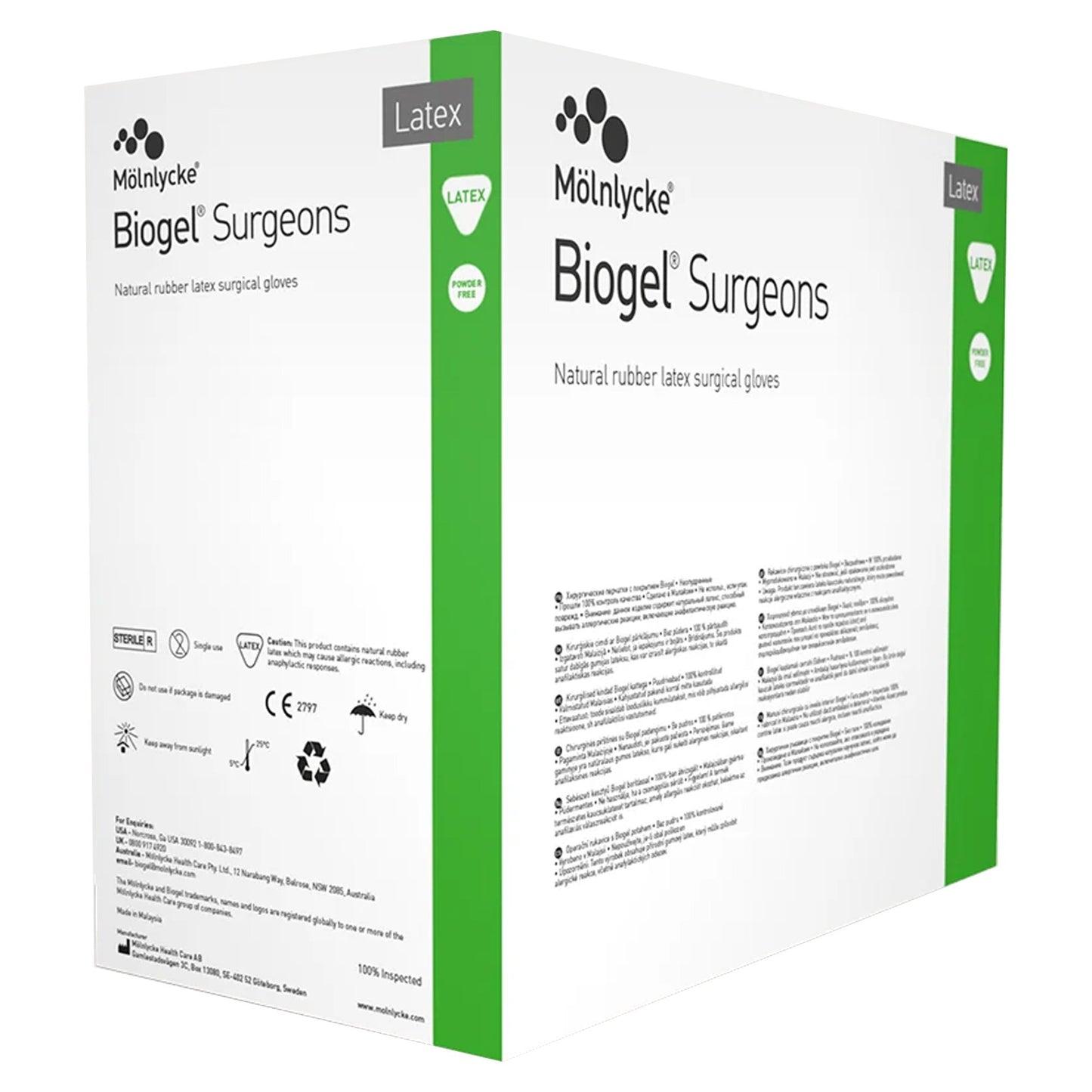 Biogel® Surgeons Latex Surgical Glove, Size 6.5, Straw Color 30465