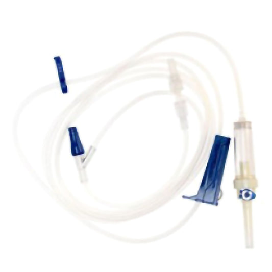 IV Pump Set TrueCare™ Pump 1 Port 10 Drops / mL Drip Rate Without Filter 102 Inch Tubing Solution TCBINF6419