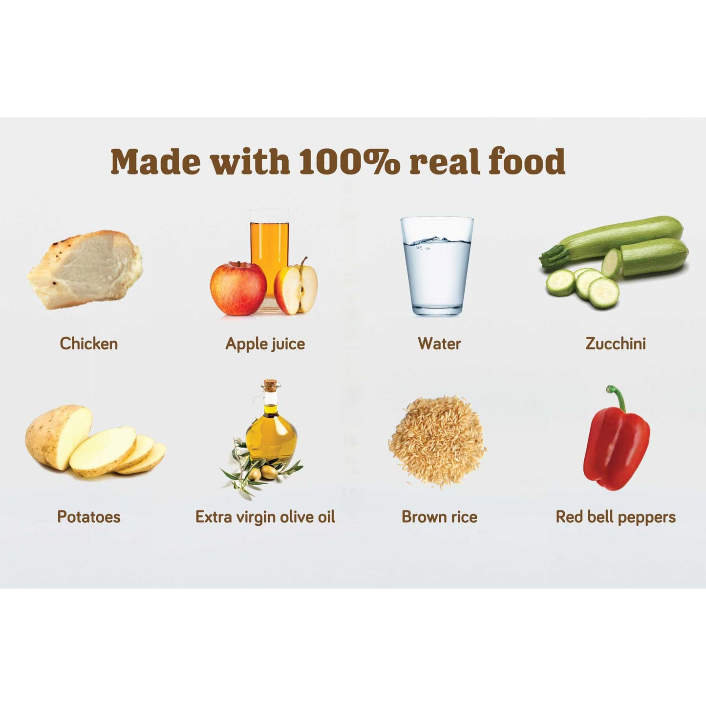 Tube Feeding Formula Real Food Blends® Select™ Chicken / Zucchini / Potatoes Puree 9.4 oz. Pouch 202395