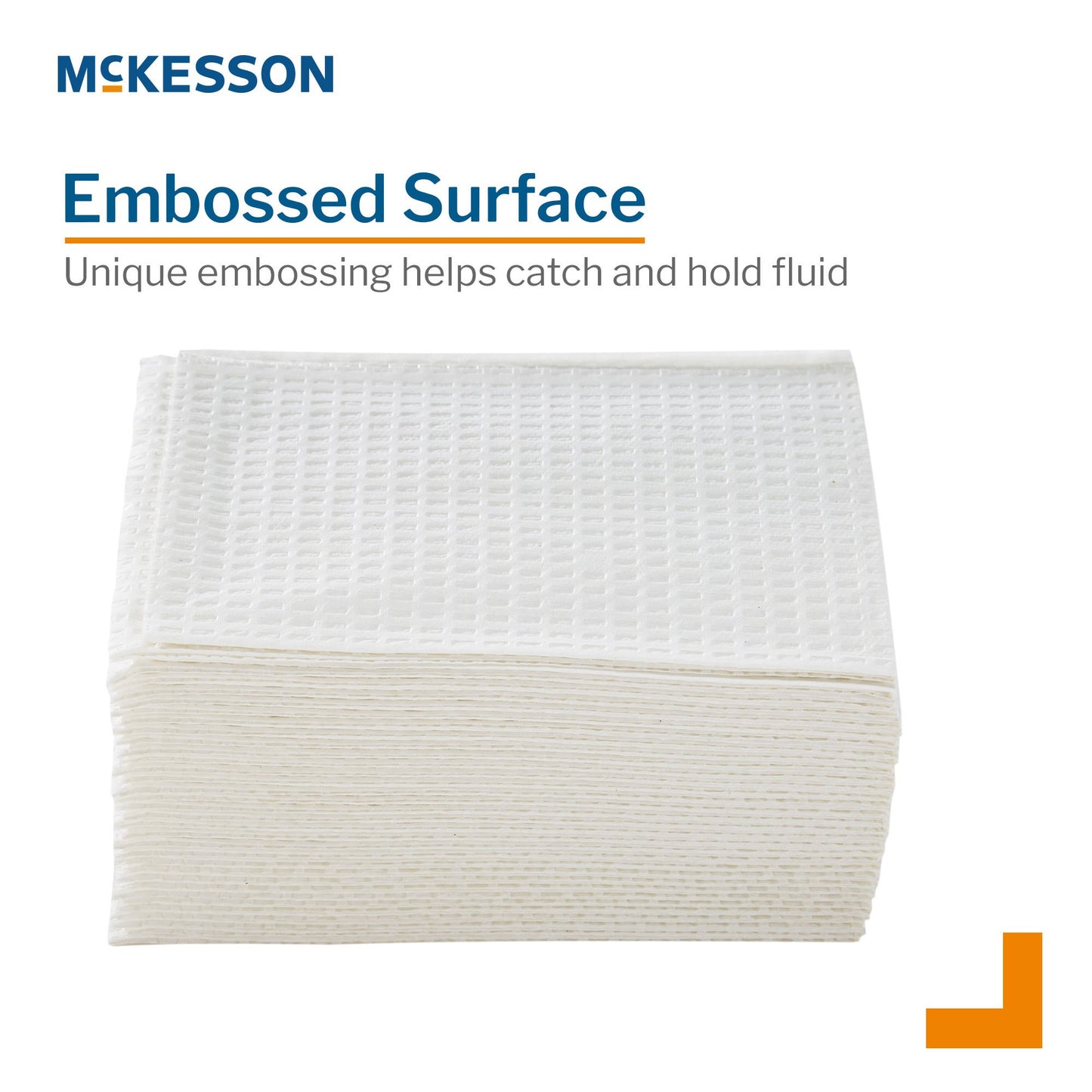 McKesson Deluxe White Procedure Towel, 13 x 18 Inch 18-865CVS