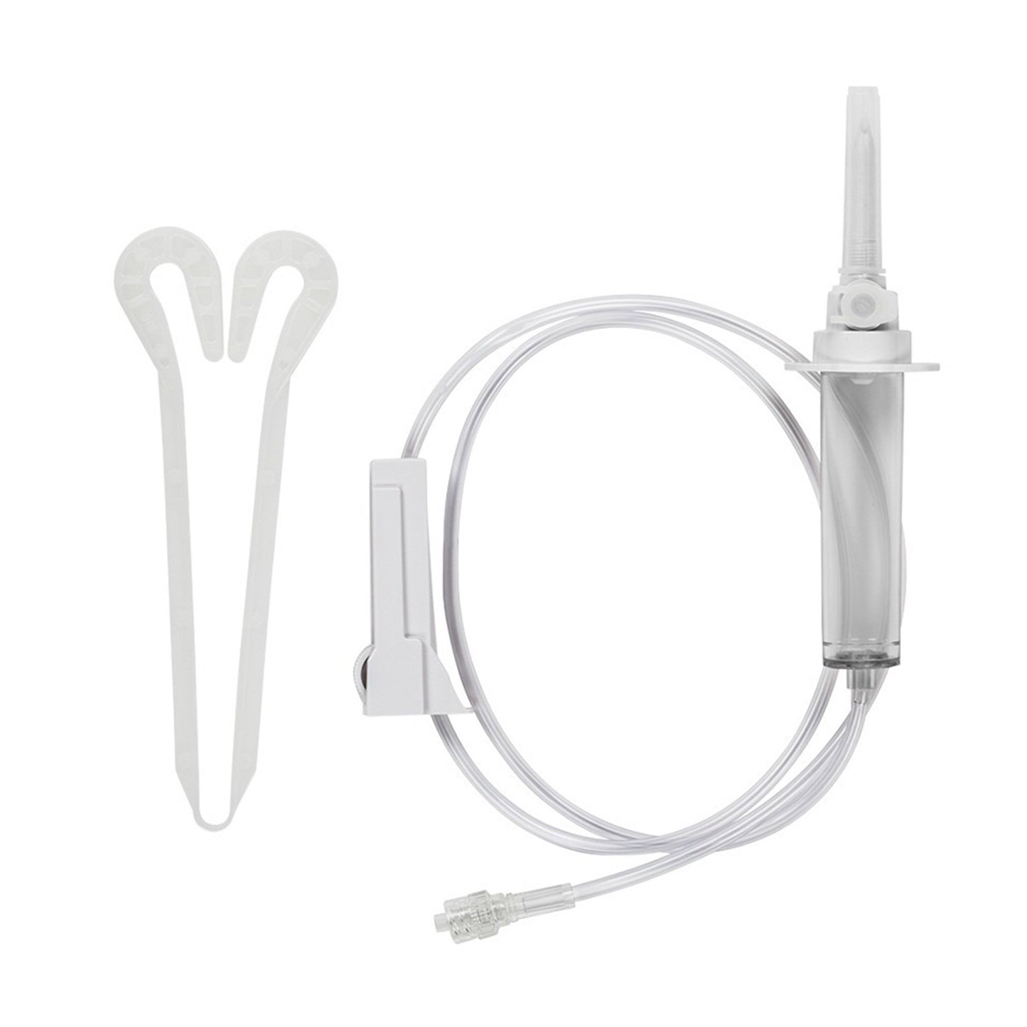 Secondary IV Administration Set Carefusion Gravity Without Ports 15 Drops / mL Drip Rate Without Filter 36 Inch Tubing Solution - MS3500-15