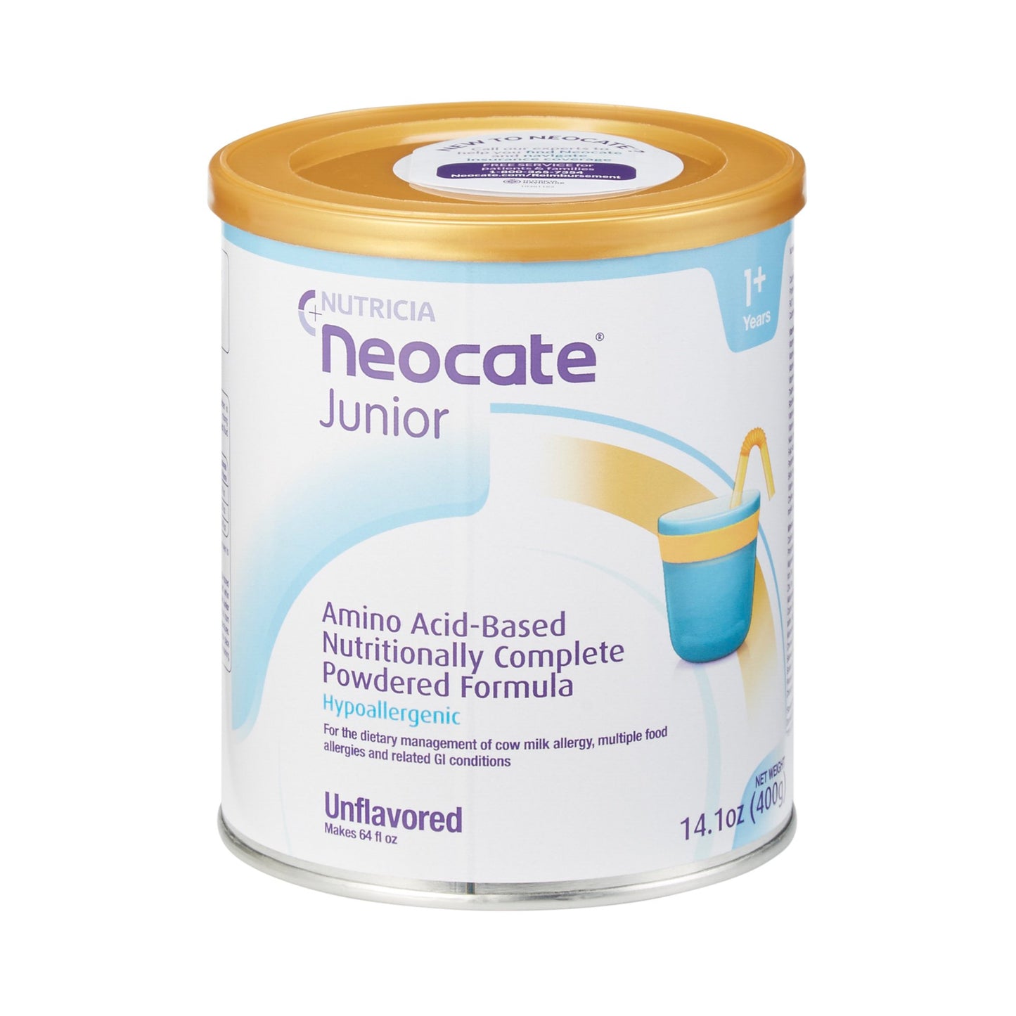 Neocate® Junior Amino Acid–Based Powdered Formula, 14.1-ounce can 127048