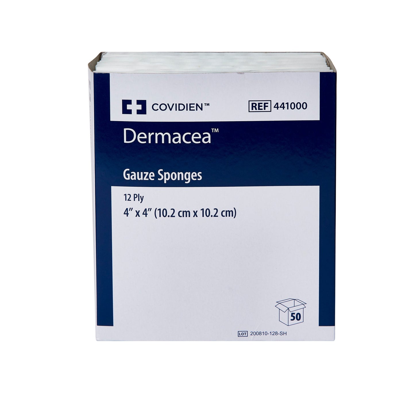 Dermacea™ Sterile Gauze Sponge, 4 x 4 Inch, 12-Ply 441000