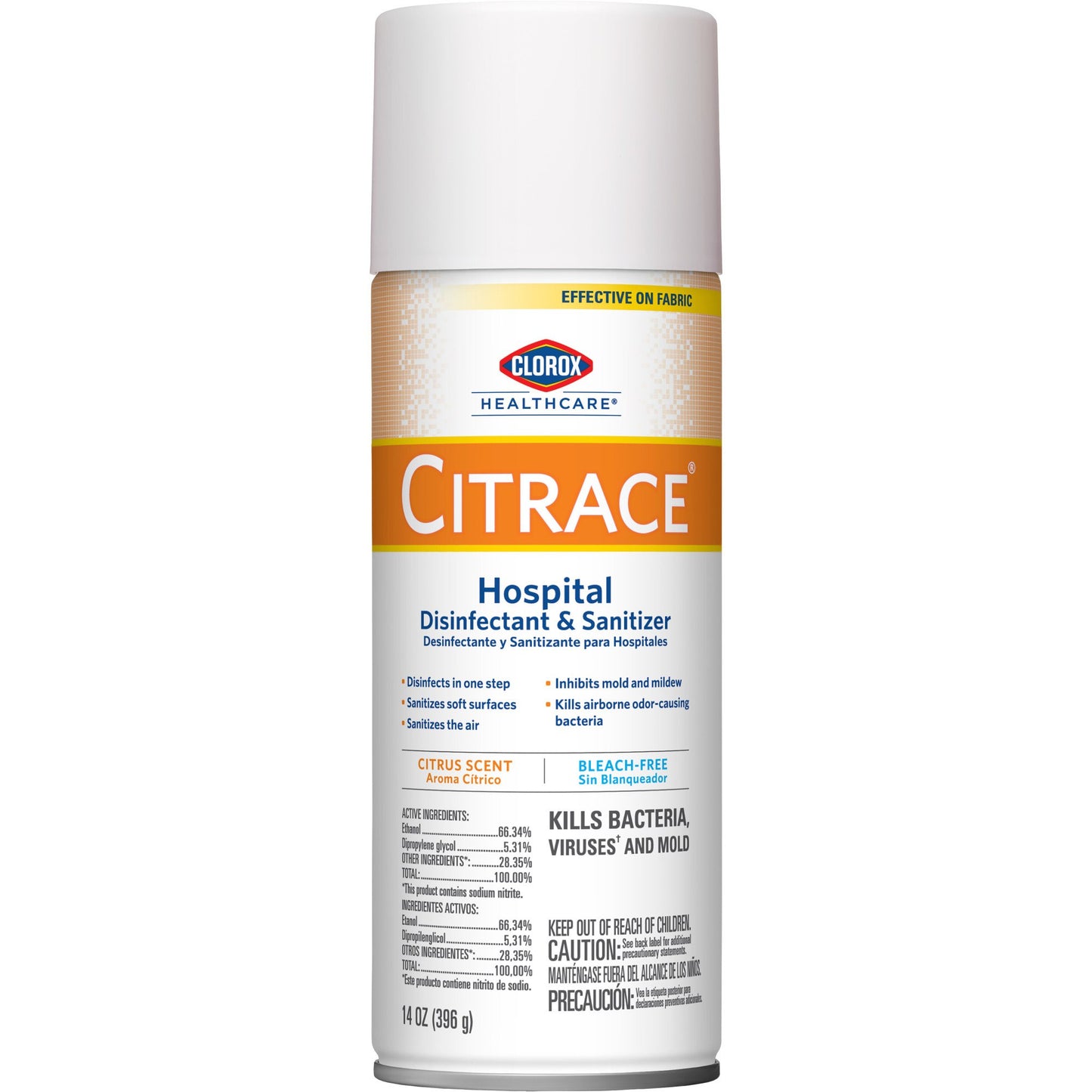 Clorox Healthcare® Citrace® Hospital Disinfectant & Sanitizer, Citrus Scent 49100