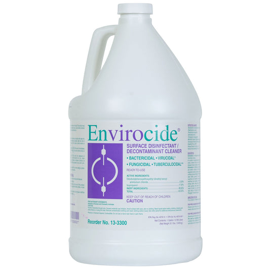 Surface Disinfectant Cleaner Envirocide® Broad Spectrum Manual Pour Liquid 1 gal. Jug Alcohol Scent NonSterile - 13-3300