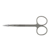 Iris Scissors McKesson Argent™ 4-1/2 Inch Length OR / Surgical Grade Stainless Steel Finger Ring Handle Straight Sharp Tip / Sharp Tip - 43-1-104