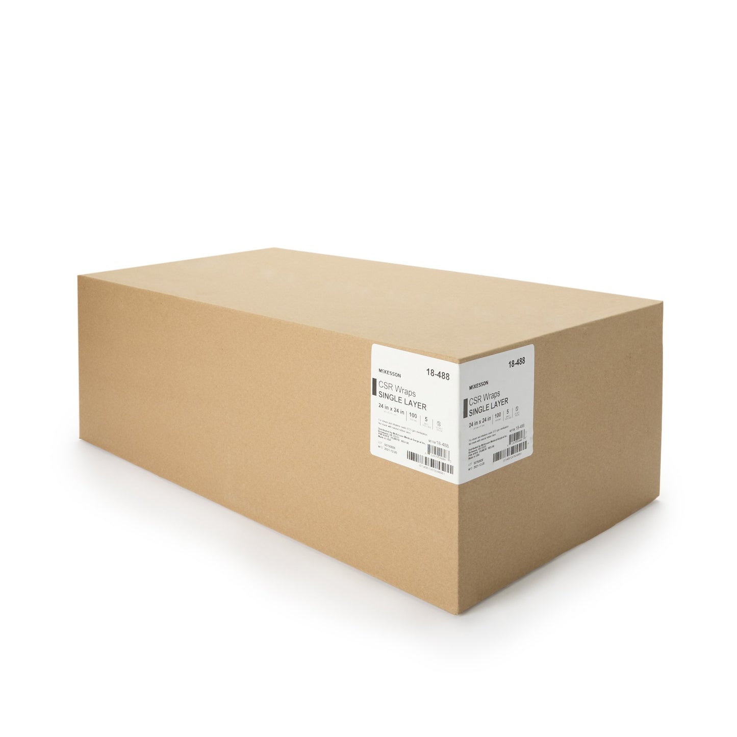 McKesson Single Layer Sterilization Wrap, 24 x 24 Inch 18-488