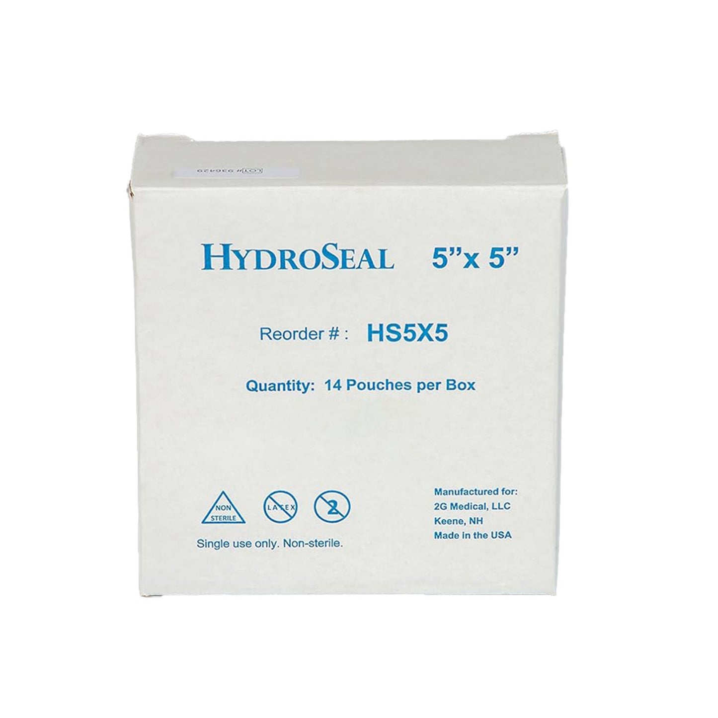 HydroSeal IV Site Barrier Protector, 5 x 5 Inch HS5X5