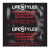 Condom Lifestyles® Assorted Colors Lubricated One Size Fits Most 1,008 per Case - 310150