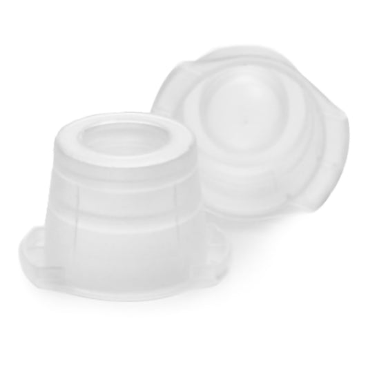 McKesson Tube Closure Polyethylene Snap Cap Natural 12 mm / 13 mm / 16 mm (Universal) Fits Most 12mm, 13mm and 16mm Evacuated Glass Blood Collection T