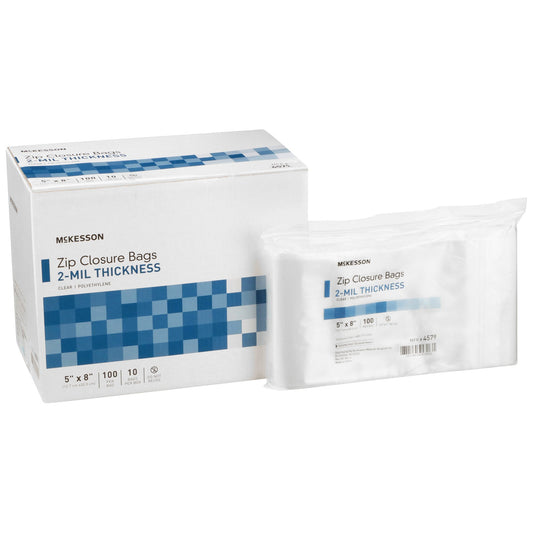 McKesson Zip Closure Bag, 5 x 8 Inch 4579