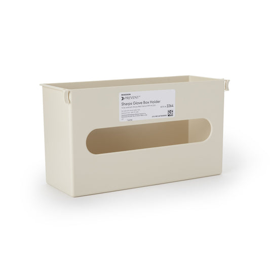 Glove Box Holder McKesson Prevent® Vertical Mounted 1-Box Capacity Putty 3-7/8 X 6-1/2 X 11 Inch Plastic - 2264