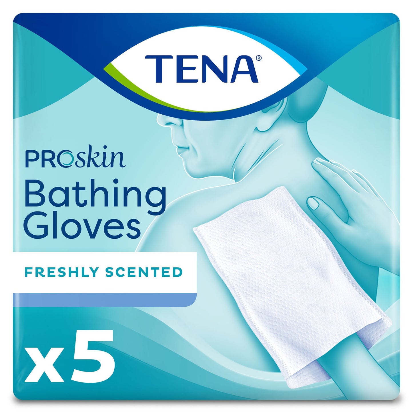 TENA® ProSkin™ Bathing Gloves, Freshly Scented 54366