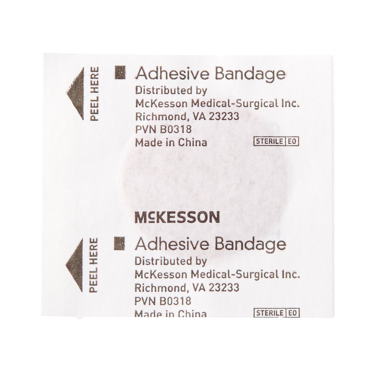 McKesson Round Tan Adhesive Spot Bandage, 1 Inch 16-4812