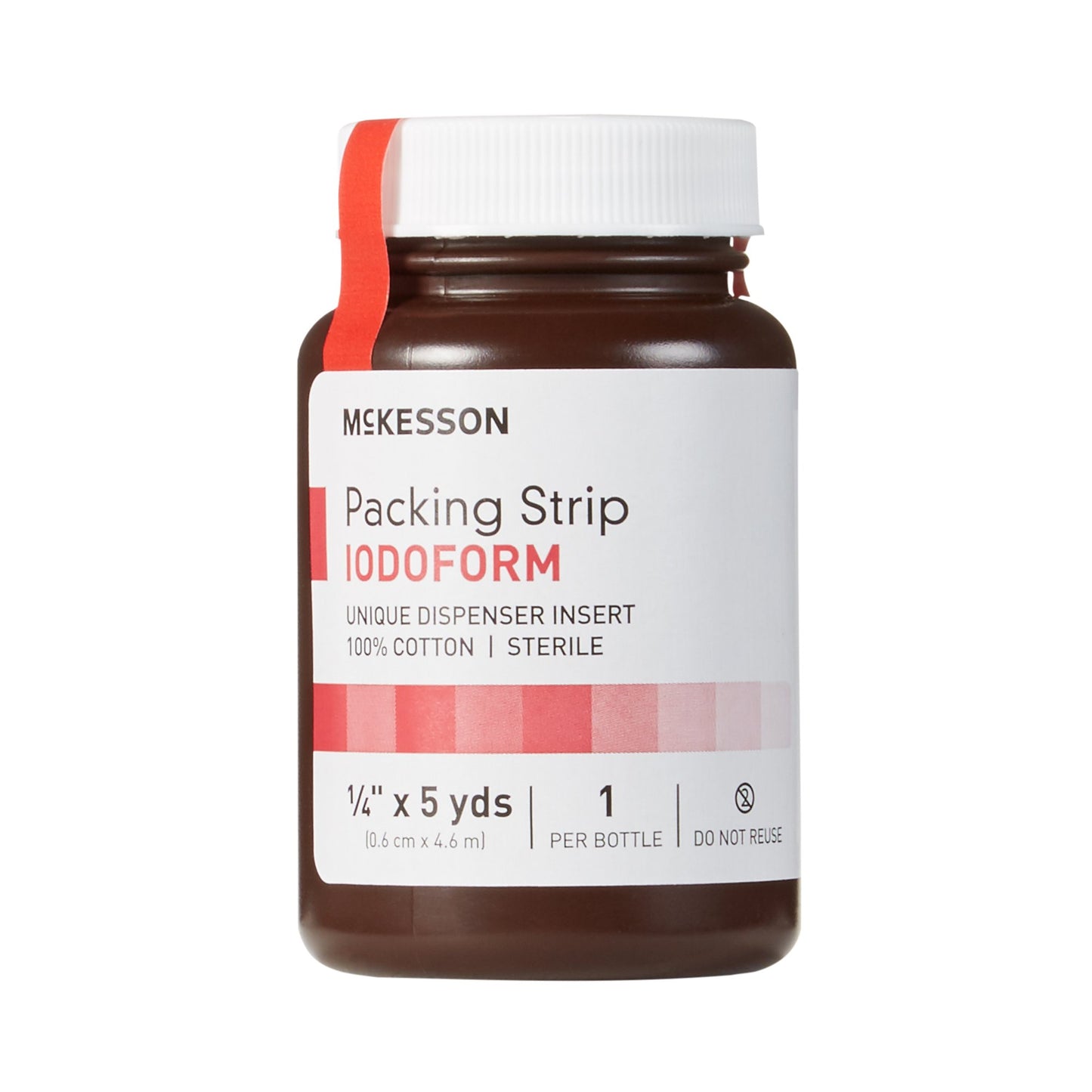 Wound Packing Strip McKesson Iodoform 1/4 Inch X 5 Yard Sterile Antiseptic - 61-59145