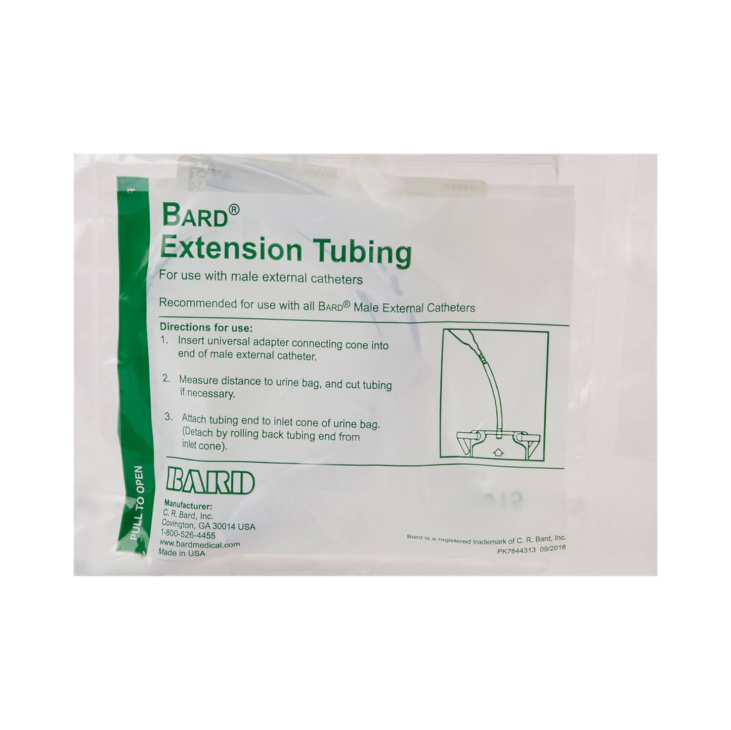 Bard® Tube, Leg Bag Extension, Nonsterile 150615