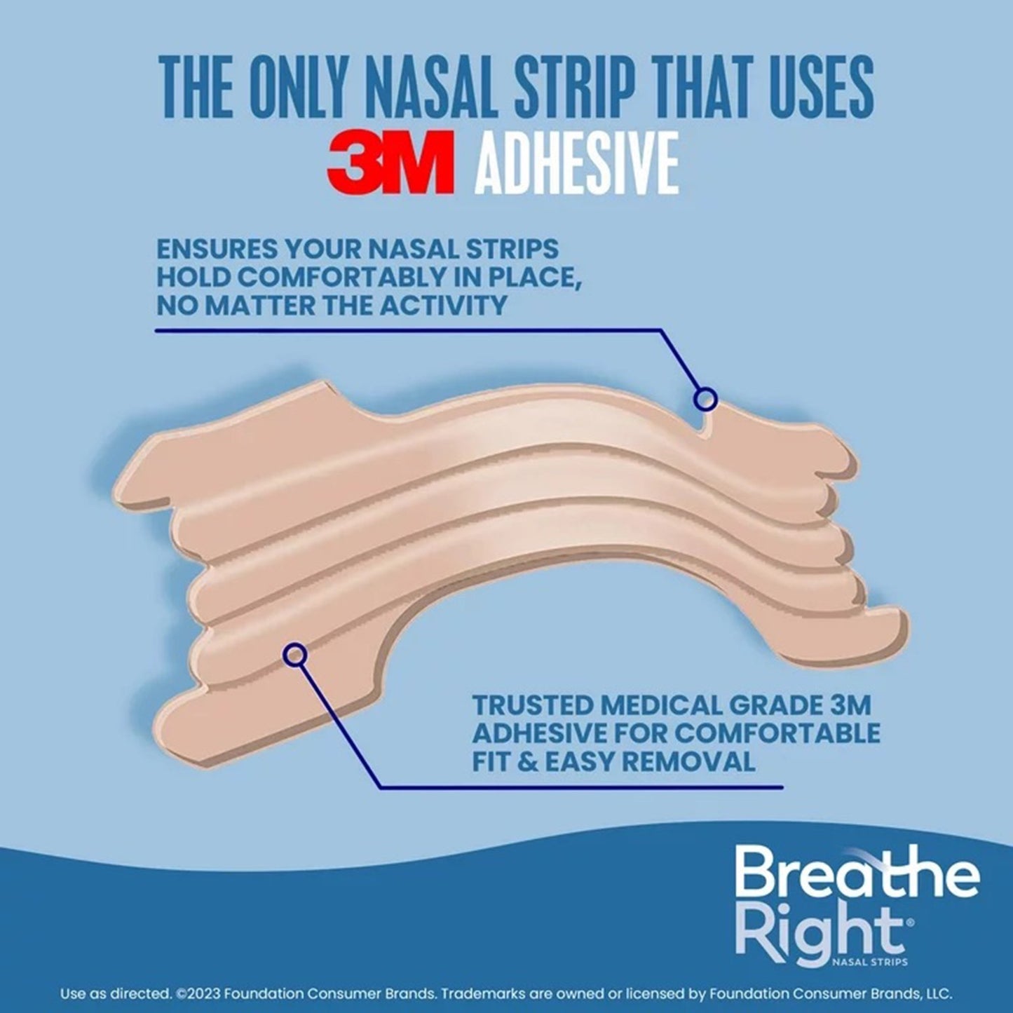 Breathe Right Nasal Strips, Extra Strength 81007180002
