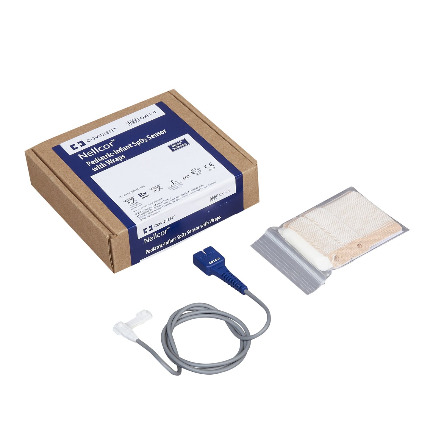 Medtronic MITG Nellcor OxiBand Pediatric / Infant Wrap Sensor OXI-P/I, 1 Each