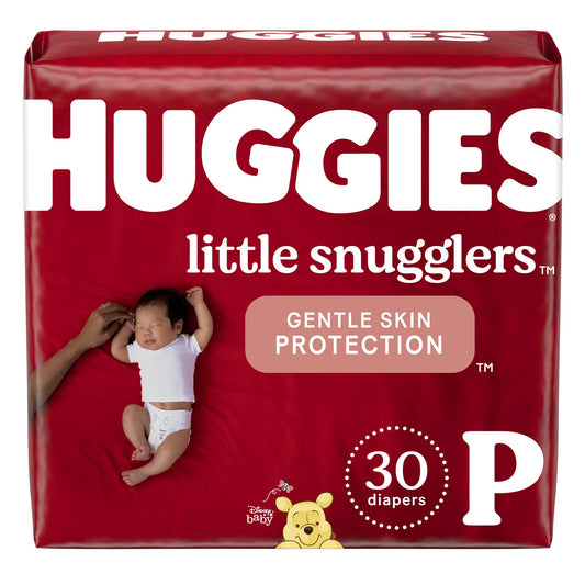 Unisex Baby Diaper Huggies® Little Snugglers Preemie Disposable Heavy Absorbency - 67330