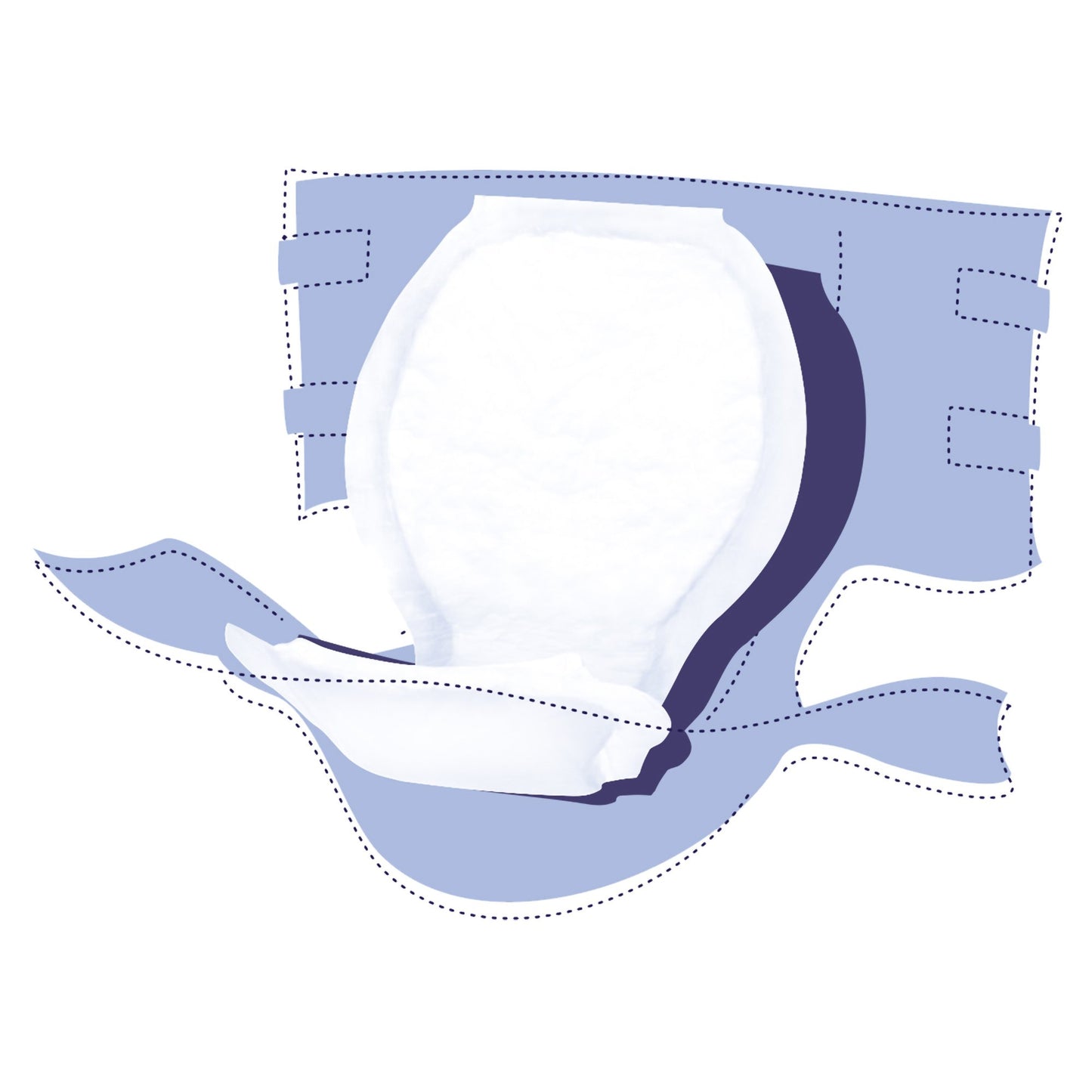 Seni® Booster Pad Brief Inserts S-NO30-PB1