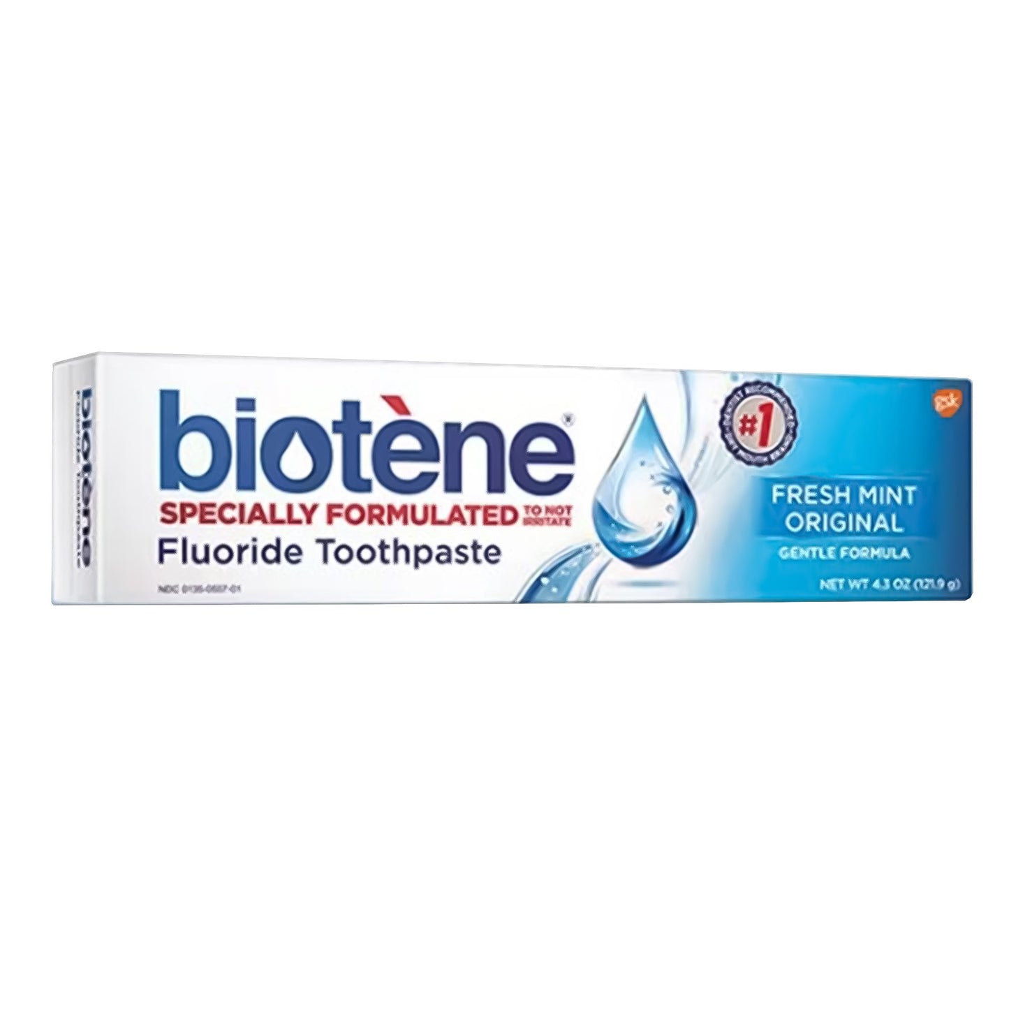 Biotène® Fluoride Toothpaste, Fresh Mint, 4.3-ounce Tube 00135055701