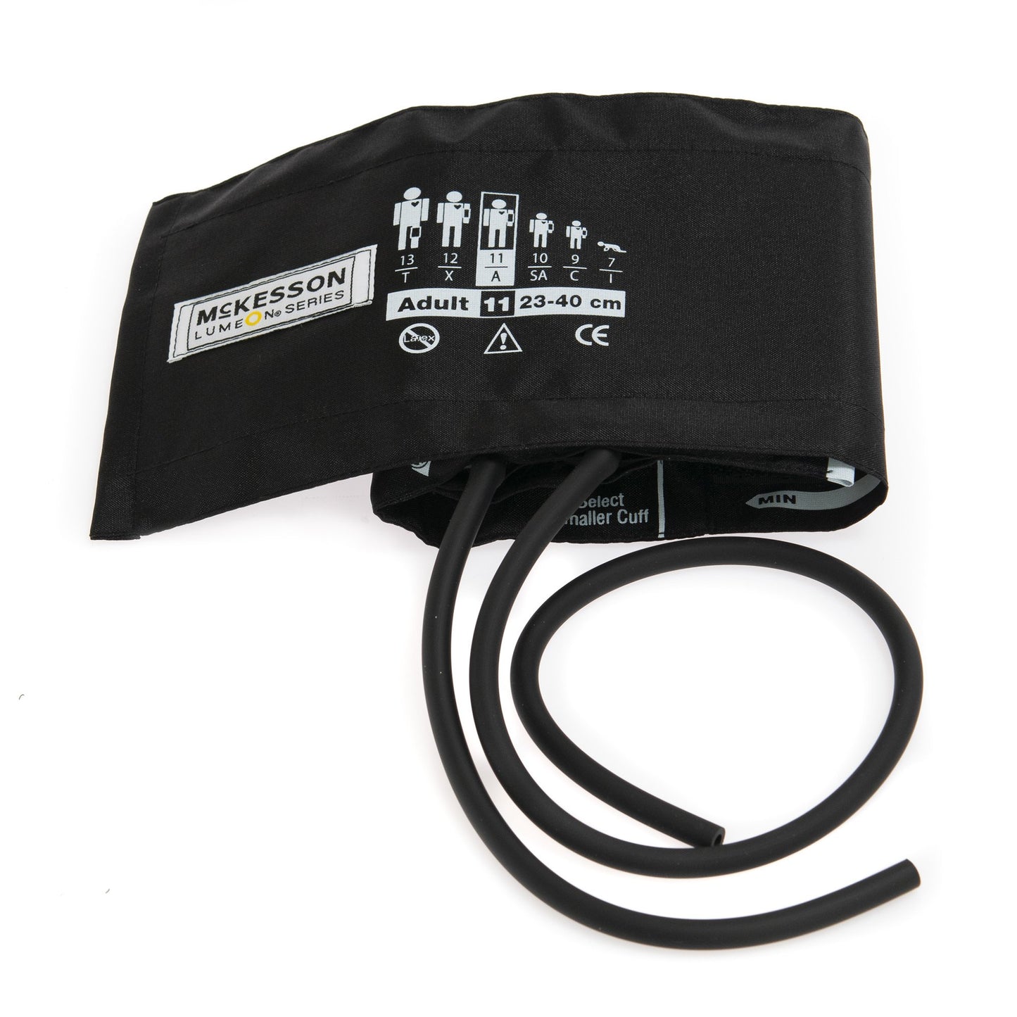 McKesson Lumeon™ Blood Pressure Cuff, 2-Tube Bladder 01-845-11ABK-2GM