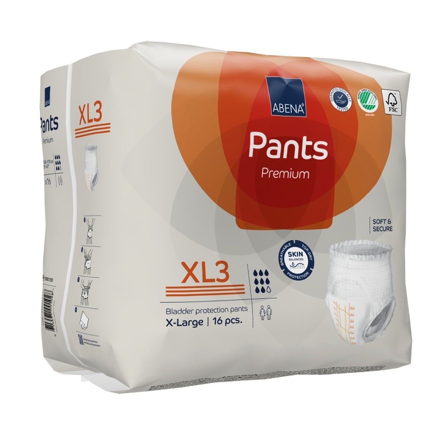 Abena® Premium Pants XL3 Incontinence Brief, X-Large 1000021330
