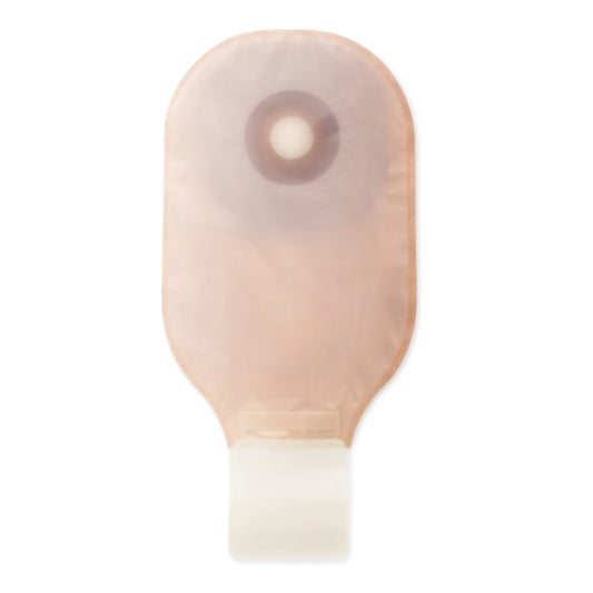 Colostomy Pouch Premier™ One-Piece System 12 Inch Length Flat, Pre-Cut 1-1/4 Inch Stoma Drainable - 8538