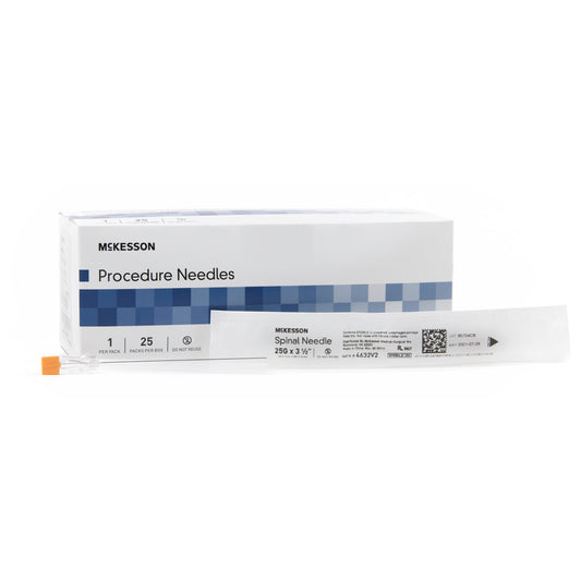 Spinal Needle McKesson Quincke Style 25 Gauge 3-1/2 Inch Sterile - 4632V2